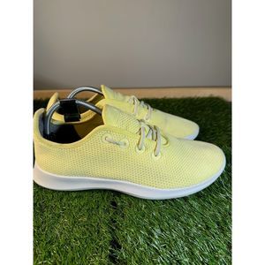 Allbirds Tree Runners Men Yellow Mesh Upper Lace Up Running Shoes Size US 11 M